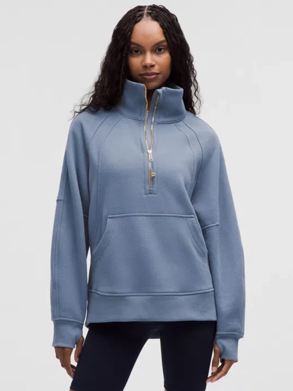 Lululemon Scuba Oversized Funnel-Neck Half Zip